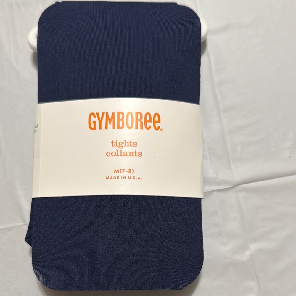 Gymboree Dark Blue Tights NWT MED 7-8